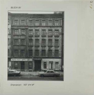 Fotografie: Oranienstr. 167, um 1981