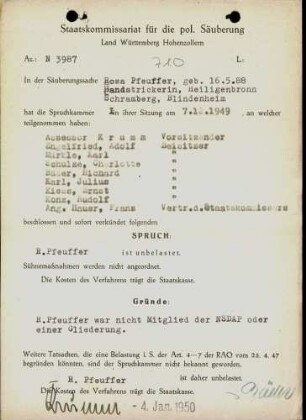 Pfeuffer, Rosa