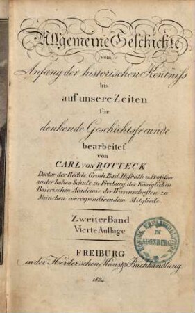 Allgemeine Geschichte vom Anfang der historischen Kenntniß bis auf unsere Zeiten : für Geschichtsfreunde, 2