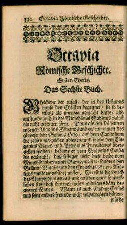Das Sechste Buch.