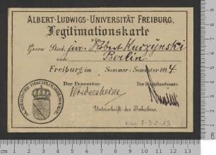 Legitimationskarte