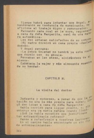 Capítulo XL - La visita del doctor
