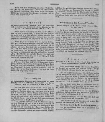 Clavis analytica zur Bestimmung der Mineralien nach einer einfachen und sichern Methode nebst einer vollständigen Characteristik / von Dr. H[ermann] Mayer. - Prag : Borrosch. - [Bd.] 1, 1839