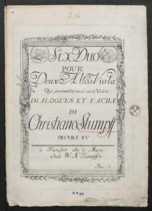 Six duos pour deux Altoviolas, op. 15