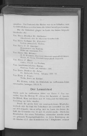 Der Lesezirkel