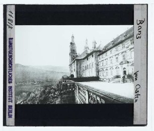 Bad Staffelstein, Benediktinerkloster Banz : Ansicht von SO (Terrasse)