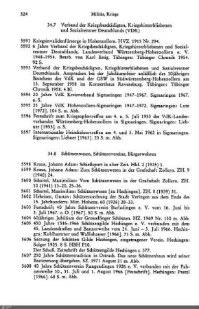 34.7 Verband der Kriegsbeschädigten, Kriegshinterbliebenen und Sozialrentner Deutschlands (VDK)