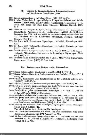 34.7 Verband der Kriegsbeschädigten, Kriegshinterbliebenen und Sozialrentner Deutschlands (VDK)