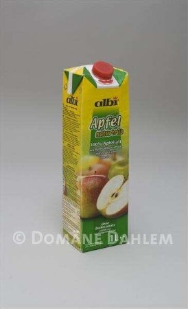 Einkauf Biolek: Apfelsaft "albi"
