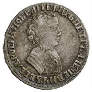 Münze, Rubel, 1704