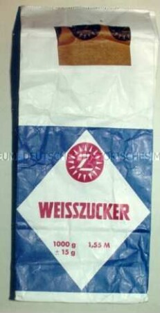 Warenverpackung für "Weißzucker"