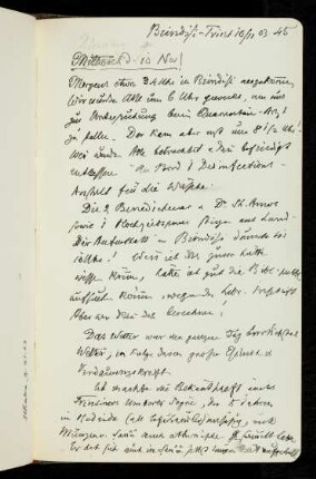 45r-48r 10.11.-11.11.1903 Schifffahrt Brindisi - Triest