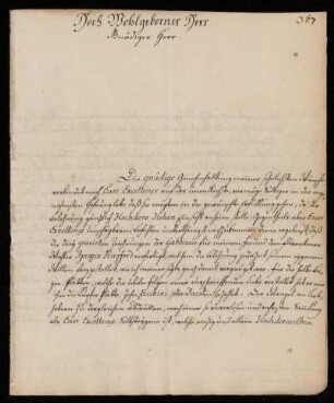 Brief von Johann Adam Schweickart an Johann Friedrich von Uffenbach. Nürnberg, 27.11.1765