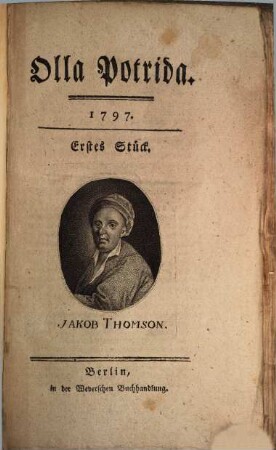 Olla potrida : eine Quartalschrift. 1797, 1797