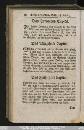 Das Dreyzehnte Capitel.