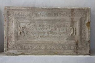 Grabplatte des Grafen Moritz von Waldeck (gest. 1617)