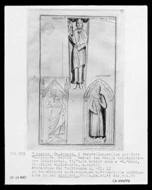 Saint-Médard in Soissons: Grabfigur des Königs Chlotars
