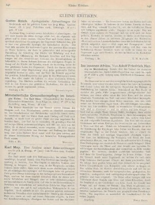 241-242 Kleine Kritiken