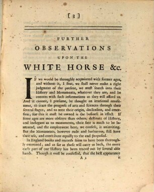 Further observations upon the White Horse and other antiquities in Berkshire : With an account of Whiteleaf-Cross in Buckinghamshire ; As also of the Red Horse in Warwickshire, and some other monuments of the same kind