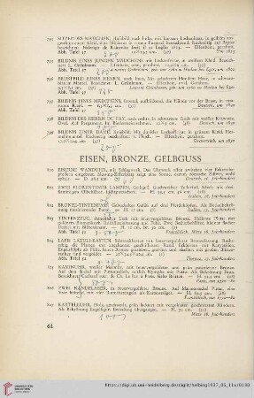 Eisen, Bronze, Gelbguss (Nr. 800-809)