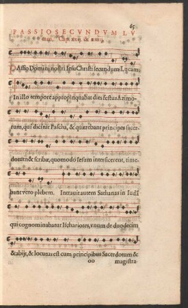 Passio Secundum Lucam, Cap. xxii. & xxiii.