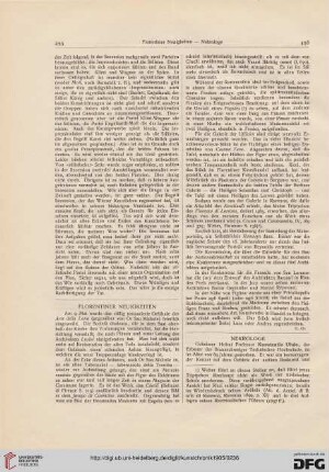 Florentiner Neuigkeiten