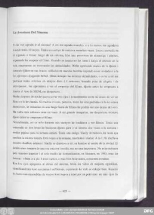 La Aventura Del Sinema