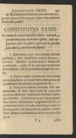 Constitutio XXXIII.