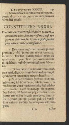 Constitutio XXXIII.