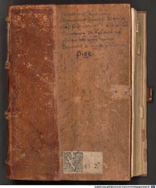 Casparis Schactzgeyer guardiani Monacensis Remediarius temptationum - BSB Clm 18635