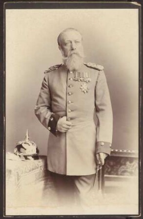 Großherzog Friedrich I. in Uniform, Kniestück.