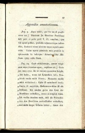 Appendix annotationum.