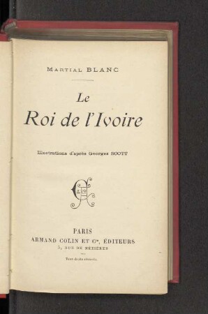 Le roi de l'Ivoire