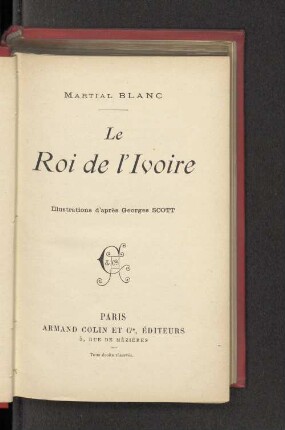 Le roi de l'Ivoire