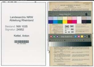 Entnazifizierung Anton Kettel , geb. 17.08.1876 (Foerster)