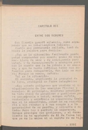 Capítulo [XIII] - Entre dos deberes