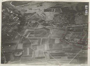 Ingolstadt, Nordwesten mit Fort Haslang (2000 m)