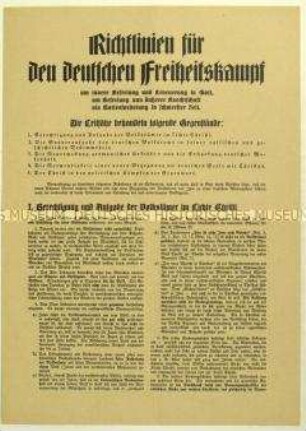 Programmatische Flugschrift der Neulandbewegung