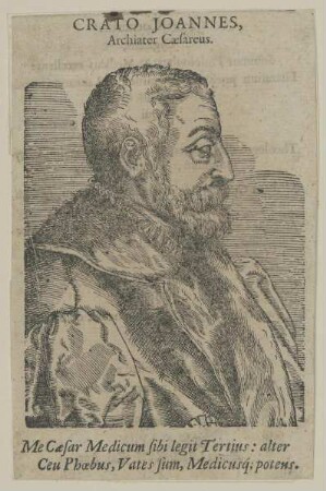 Bildnis des Johann Crato von Crafftheim