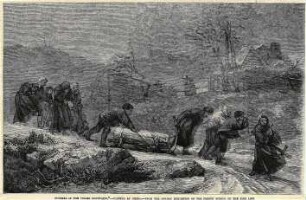 Grafik "Funeral in the Vosges Mountains"