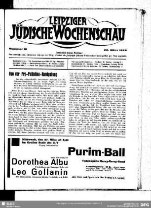 Leipziger jüdische Wochenschau
