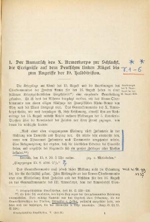 Kriegsgeschichtliche Einzelschriften, 25. Der Kampf der 38. Infanterie-Brigade und des linken Deutschen Flügels in der Schlacht bei Vionville - Mars la Tour am 16. August 1870
