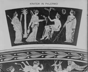 griechischer rotfiguriger Krater