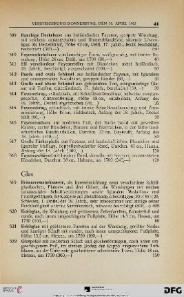 Glas (Nr. 519-547)