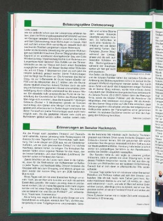 Bebauungspläne Diekmoorweg