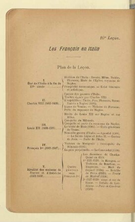 Les Français en Italie