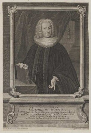 Bildnis des Christianus Weisius