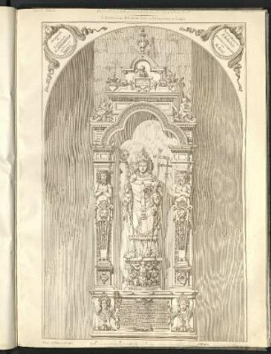 Grabdenkmal des Erzbischof Sebastian von Heusenstamm im Mainzer Dom. Ansicht