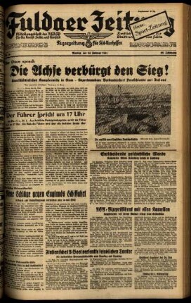 Ausgabe vom Montag, den 24. Februar 1941.