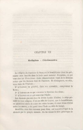 Chapitre VII. Religion - Cérémonies
